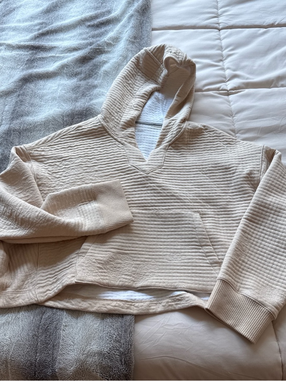 Nike Women's Cream Yoga Hoodie Sweater